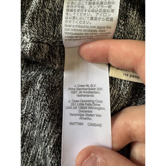 Madewell Cardigan Size Small Marled Panda Open Front Cardigan Sweater Pocket NWT - Picture 13 of 15